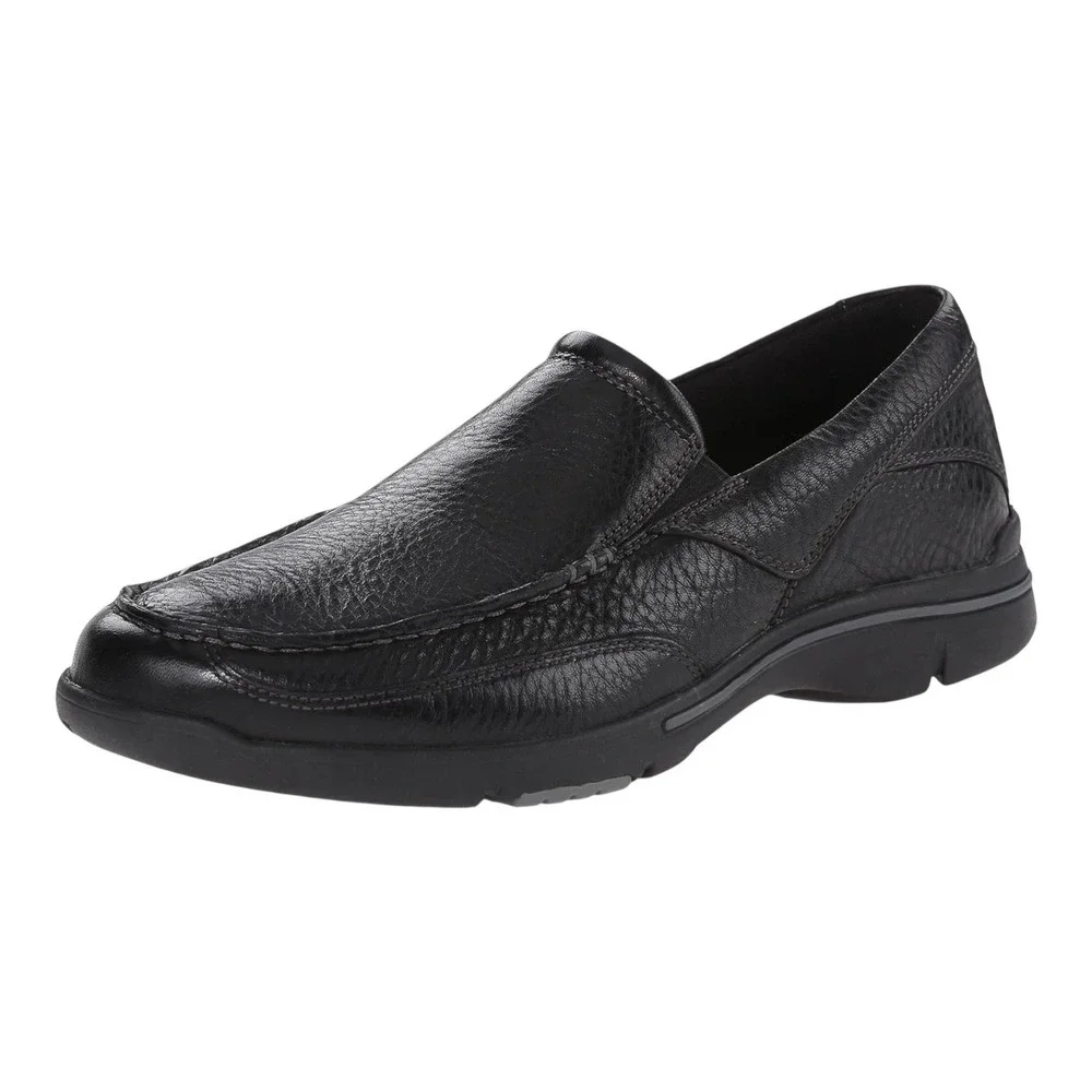 Rockport‎ Eberdon Black Leather Slip On Loafer Shoes Men 13W - Picture 11 of 11